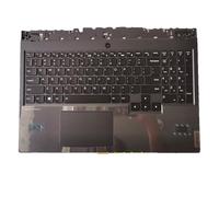 LXCOZED US English Palmrest Upper Case Backlit Keyboard Grey for Lenovo for Ideapad for Gaming for Legion 5-15ITH6H 5-15ACH6H 5-15imh05h(Phantom Black)