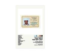 LXCT Tyler, The Creator Poster - Call Me If You Get Lost Poster Canvas Poster Wall Art Decor Print Picture Paintings for Living Room Bedroom Decoration Unframe:12×18inch(30×45cm)