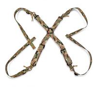LXGXFNB Tactical Belt Suspenders X Back 4 Point MOLLE Load Bearing Harness | Four Point X Back Support Load Distribution Adjustable Webbing Low Profile for MOLLE Battle Duty Equipment Belts