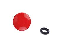 LXH 1PCS Red Convex Metal Soft Release Button Finger Touch Fits any Standard Threaed Release Compatible With Fujifilm X100F X100T X100S X-PRO1/2 X-T10/20 Leica M1 M Series Nikon Df Olympus PEN-F