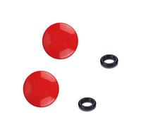 LXH 2 PACK Red Convex Metal Soft Release Button Finger Touch Fits any Standard Threaed Release Compatible with Fujifilm X-PRO2/1 X100F X100T X100 X100S X10/20/30 X-E1 X-E2 X-E2S STX-2 X-T10