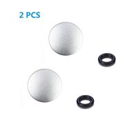 LXH 2 PACK Silver Convex Metal Soft Release Button Finger Touch Fits any Standard Threaed Release Compatible with Fujifilm X100F X100T X100S X-PRO1/2 X-T10/20 Leica M1 M Series Nikon Df Olympus PEN-F