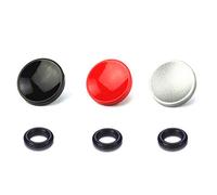 LXH 3 PACK (Red+Black+Silver) Camera Metal Concave Shape Shutter Release Button Compatible With Fujifilm XT20 X100F X100T X100S X-PRO2 X-T10/20 X-PRO1 Leica M1 M Series Nikon Df Olympus PEN-F