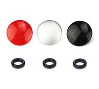 LXH 3Pcs Metal Bulged Surface Soft Release button Finger Touch Compatible With Fujifilm X100F X100T X100S X-PRO1/2 X-T10/20 Leica M1 M Series Nikon Df Olympus PEN-F