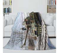 LXHASPIEO German Tiger II Tank Soft And Fuzzy Blanket - Military Air Conditioner Blanket Birthday Gift for Hubby Boyfriend Girlfriend Neighbor - Plush Blanket for Bed Sofa Office 70x80inch(180x200cm)