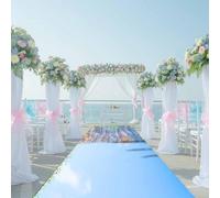 LXHELIVERY Aisle Runner Mirror Rugs Roll, Double Sided Reflective Carpet Mirror Aisle Runner, For Romantic Wedding Graduation Party Ceremony Event Home Indoor Decor(1x10M)