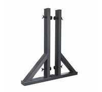 LXHELIVERY Large Floor Tile Display Stand, Standing Ceramic Tile Display Shelf, Advertising Board Rack, Wooden Door Bracket, For Vendor Events/Trade Show/Showroom(50x4x32.5 cm)