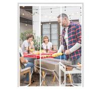 LXHFSH Magnetic Fly Screen Door 300x200cm Magnetic Door Curtain for Double Doors, Anti Mosquito Fly Curtain Door Screens Nets, Shut Automatically Side Opening Fly Screens, Patio Mosquito Screens