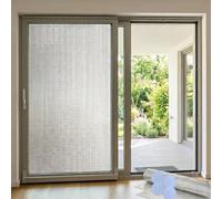 LXHGVKHJ Stick Aluminum Foil Insulation Window Film Customizable, 8mm No Edging Total Blackout Window Tint, Silver UV Protection Reflective Films For Sun Room Skylight Reusable(95x185cm)