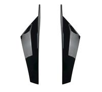 LXHWEAER Car Rear Window Spoiler For VW For Golf 8 MK8 MK VIII 2020-2021 Rear Window Splitter Side Spoiler Wing Canard Cover Sticker Trim 2PCS Car Rear Window Side Spoiler Tail Wing (Color : Black)