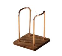 LXHZSY Paper Cup Holder Cup Storage Holder Water Tea Cups Dispenser Rack Shelf with Wooden Base Mug Display Stand Home Organizer(Color 2)