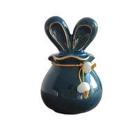 LXHZSY Pet Urns Ceramics Bunny Pet Urn Puppy Funeral Box Animal Memorials & Funerary Coffin Dog Memory Cremation(Color 02)
