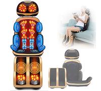 lxiluv Full Body Electric Massage Mat, Full Body Multifunctional Massage Chair Cushion Shoulder and Neck Massager Leg, Sole, Waist and Back, Neck 16 Heads Positive and Negative Kneading Massage