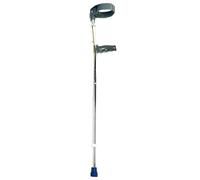LXJBBD Folding Elbow Crutches Telescopic Forearm Crutches, Adjustable Height, Ergonomic Cuff, Lightweight Aluminum, Package includes: 1*Crutch