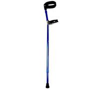 LXJBBD Folding Elbow Crutches Telescopic Forearm Crutches, Adjustable Height, Ergonomic Cuff, Lightweight Aluminum, Package includes: 1*Crutch