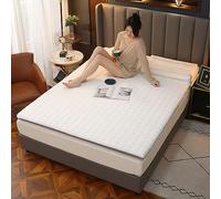 LXJDDLD 5cm Thick Firm Memory Foam Mattress Topper High Density Foam Mattress Pad with Skin Friendly Washable Cover Ventilated futon Mattress Pad,White,70x190cm/28x75