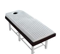 LXJDDLD Beauty Salon Bed Mattress with Breath Hole,Massage Table Lash Bed Mattress Topper Memory Foam,Trapezoidal Head Spa Bed Mattress Pad,Lash Bed Mattress,White,70x190cm 4cm