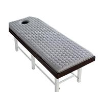 LXJDDLD Beauty Salon Mattress, Massage Table Topper Memory Foam, Trapezoidal Head Spa Pad, Lash Bed Without Bed, Grey, 70x185cm 4cm