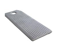LXJDDLD Beauty Salon Mattress with Breath Hole,Massage Table Lash Bed Mattress Topper Memory Foam,Trapezoidal Head Spa Bed Mattress Pad,Lash Bed Mattress Topper,Grey,80x190cm 2cm