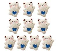 LXJLXD 10pcs Versatile Bear Bag Scarf Badge Pins Trendy & Practical Apparel Bag Scarf Pendant for Fashion Conscious Individuals(Milky White)