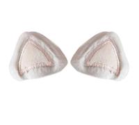 LXJLXD Cartoon Plush Ears Headbands Accessories Lovely Animal Headwear Adjustable Hairy Hair Accessory for Women and Teens(Beige Cat Ears)