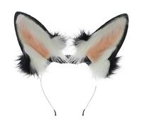 LXJLXD Cat Ear Headband Wagging Tail Dynamic Ear Cosplay Ears Fursuit Masquerade Halloween Cosplay Party(Rabbit Ears)