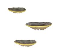 LXJLXD Creative Mushroom Figurine Shelves Durability Resin Craft Mushroom Wall Floating Shelf For Small Items Display