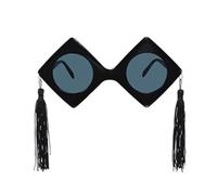 LXJLXD Graduation Costume Set for Graduation Ceremony Grad Headbands Bowtie Eyewear Graduation Honor Stoles for College Student(Glasses)
