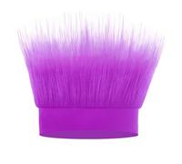 LXJLXD Halloween Hairy Hat Headgear Adorkable Head for Wigs Prank Halloween Adorkable Cartoon Hat Headgear(Purple)