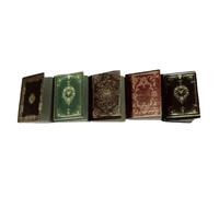 LXJLXD Novelty Ancient Books Shape Hairpins Hot Girl Spring Hair Clip Carnivals Photography Hair Clip for Woman Ponytail(3 Green Book Holders)
