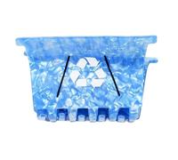 LXJLXD Novelty Shape Hair Claw Braids Ponytail Woman Skincare Makeup Headwear Female Tiaras Elegant Wedding Party Hair Claw(Recycle Bin)