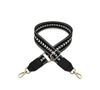 LXJLXD Single Shoulder Bag Strap Adjustable Handbag Hanger Purse Belt for Bag Straps for Women Outdoor Traveling Fashiona(Black)
