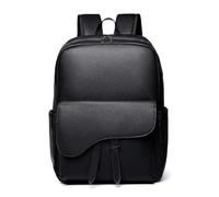LXJYDN Backpack Men Fashion Pu Computer Backpack Large Capacity Commuter Backpack Suitable For 15.6 Inch Notebook