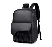 LXJYDN Backpack Men Fashion Pu Computer Backpack Large Capacity Commuter Backpack Suitable For 15.6 Inch Notebook