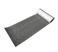 LXLAEOANG 2400 * 550 * 5mm Self-adhesive Faux Boat Decking Sheet | Hexagon Cut Mats EVA Foam Flooring Pad Accessories