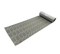 LXLAEOANG 2400 * 550 * 5mm Self-adhesive Faux Boat Decking Sheet | Hexagon Cut Mats EVA Foam Flooring Pad Accessories