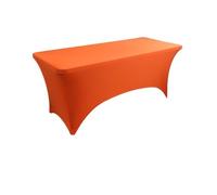LXLAEOANG 4FT/5FT/6FT/8FT Stretch Table Cover Meeting Wedding Banquet Rectangular Tablecloth for Office Business, Dinner(Color 5,4FT (121x75x75cm))