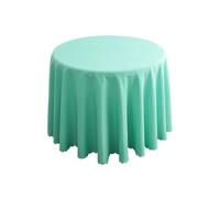 LXLAEOANG 6 Pcs Conference Wedding Decorative Round Tablecloths Birthday Banquet Dining Table Cover for Office Business, Dinner(Color 8,Diameter 320cm)