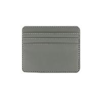 LXLAEOANG Card Holders Leather Mini Wallet Slim Bank Credit Card Holder Men's Business Small ID Case for Women Purse 4 Slots Cardholder(Grey)