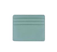 LXLAEOANG Card Holders Leather Mini Wallet Slim Bank Credit Card Holder Men's Business Small ID Case for Women Purse 4 Slots Cardholder(Blue)