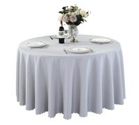 LXLAEOANG Conference Wedding Decoration Table Cloth Round Table Cover Hotel Banquet Events Birthday Party Celebration for Office Business, Dinner(Color 4,280cm)