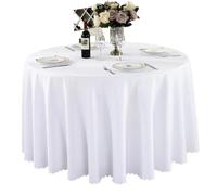 LXLAEOANG Conference Wedding Decoration Table Cloth Round Table Cover Hotel Banquet Events Birthday Party Celebration for Office Business, Dinner(Color 11,320cm)