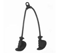 LXLAEOANG Ergonomic Triceps Rope Pull Down Attachment with Anti-Slippery Rubber Grip for Lats, Biceps, Triceps