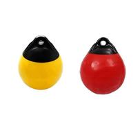 LXLAEOANG Heavy Duty Boat Fender Ball Round Anchor Buoy Dock Bumper Ball Inflatable Protection Marine Mooring Buoy for Yachts Sailboats