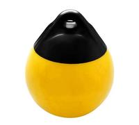 LXLAEOANG Heavy Duty Boat Fender Ball Round Anchor Buoy Dock Bumper Ball Inflatable Protection Marine Mooring Buoy Yellow for Yachts Sailboats