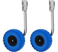 LXLAEOANG Inflatable Boat Launching Wheels Rubber Boat Stern Wheels Fishing Boat Wheels Assault Boat Launching Wheels Kayak Stern Wheels(8inch black solid)