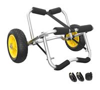 LXLAEOANG Kayak Cart Canoe Dolly Fishing Kayak Accessories Carrier Foldable Paddle Board Trolley Boat Trailer Transport
