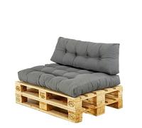 LXLAEOANG Outdoor Furniture Backrest Seat Cushion Pillow Sofa Floor Cushion Large Triangular Headboard Daybed Comfort Rest Waist Support Wedge Bed(Deep grey-2,120x40x10cm)