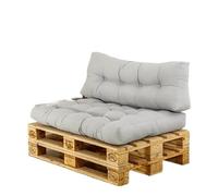 LXLAEOANG Outdoor Furniture Backrest Seat Cushion Pillow Sofa Floor Cushion Large Triangular Headboard Daybed Comfort Rest Waist Support Wedge Bed(Light grey-2,60x40x10cm)