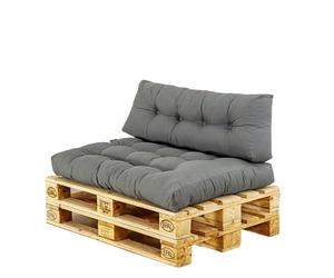 LXLAEOANG Outdoor Furniture Backrest Seat Cushion Pillow Sofa Floor Cushion Large Triangular Headboard Daybed Comfort Rest Waist Support Wedge Bed(Deep grey-2,120x40x10cm)